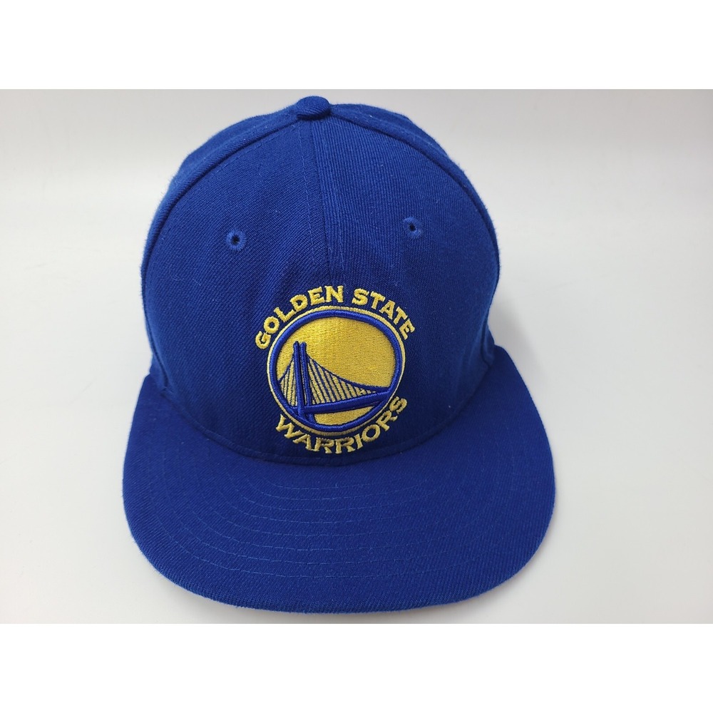 Golden State Warriors New Era‎ 59Fifty Fitted 7 Hat Cap GSW NBA Basketball Blue